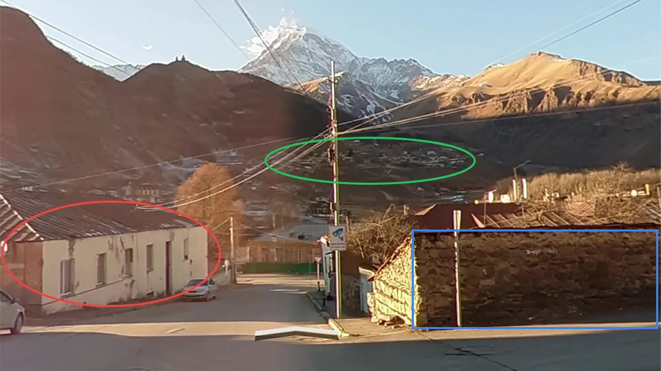 Google Street View of Rustaveli Street, Stepantsminda, Georgia