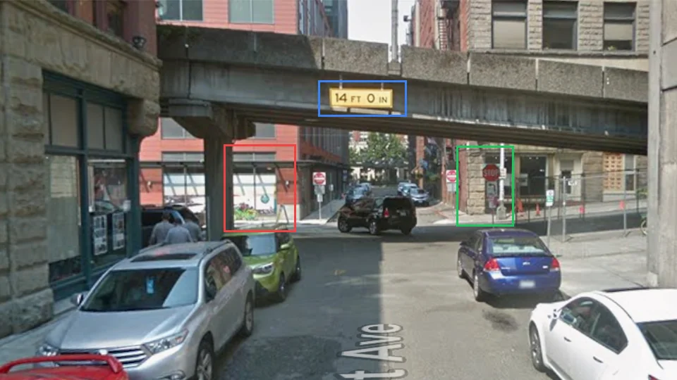 Google Street View of 700 Post Ave, downtown Seattle