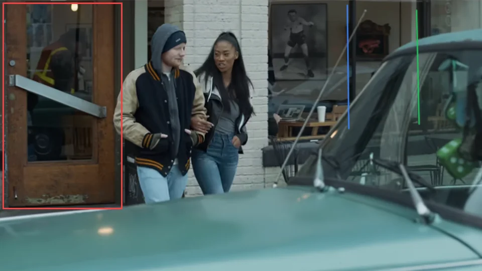 Ed Sheeran on S Vale Street in Shape of You music video at 1:43